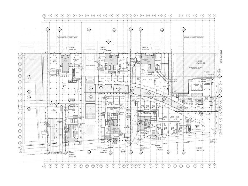 Ground floor coordination plan for The Well