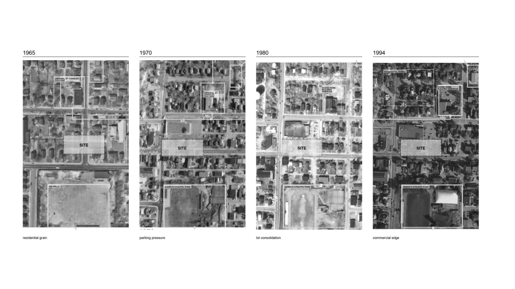 Elm West context study showing surrounding Sudbury fabric.