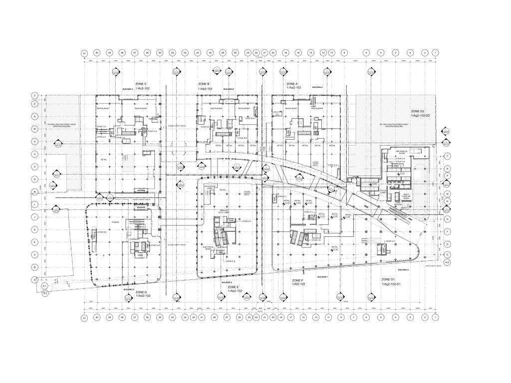 Second floor coordination plan for The Well