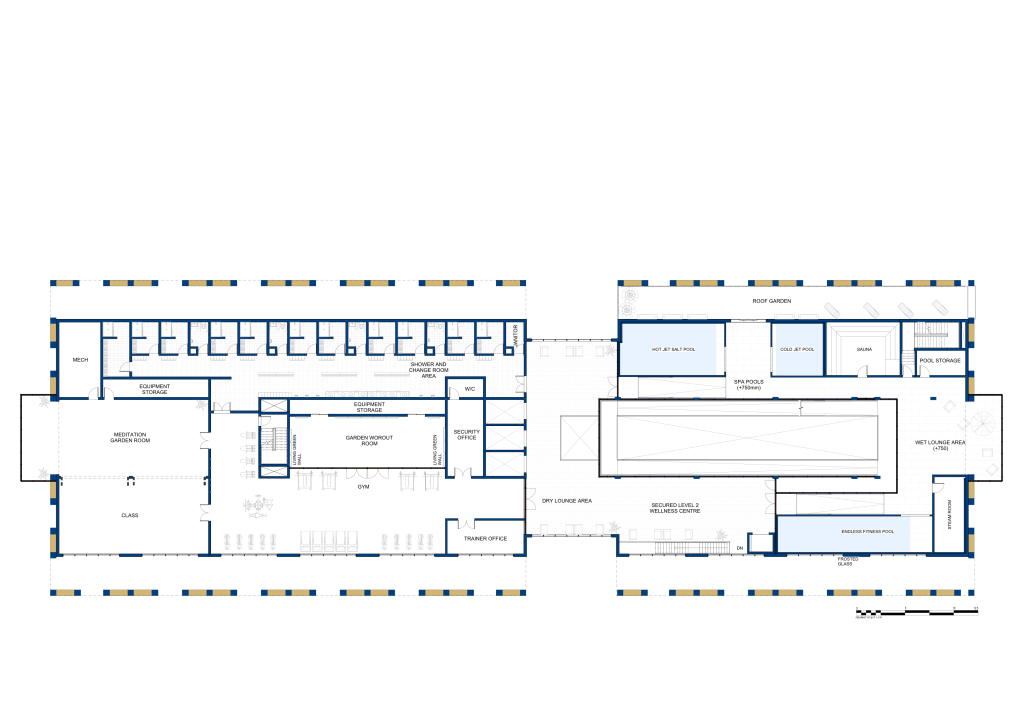 Level two floor plan.