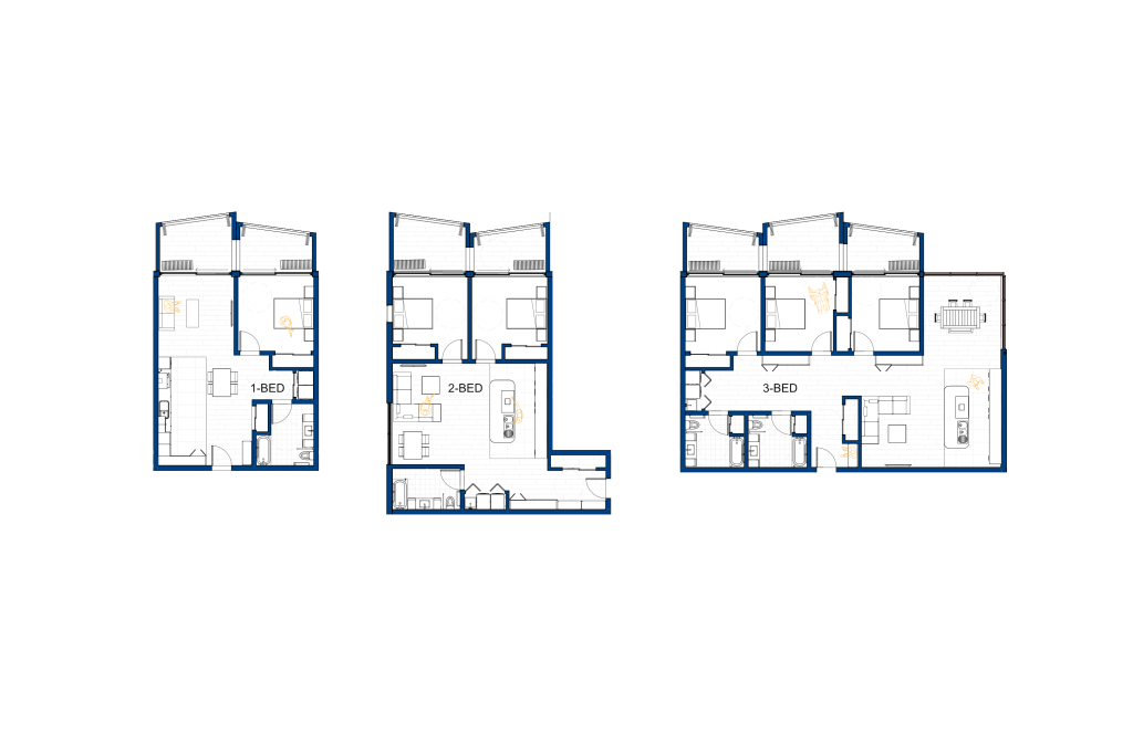 Accessible unit plan variations.