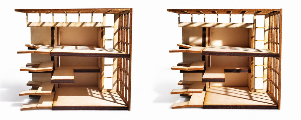 Physical model light study.